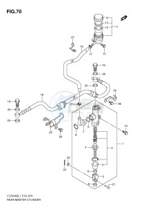 LT-Z400 (E19) drawing REAR MASTER CYLINDER