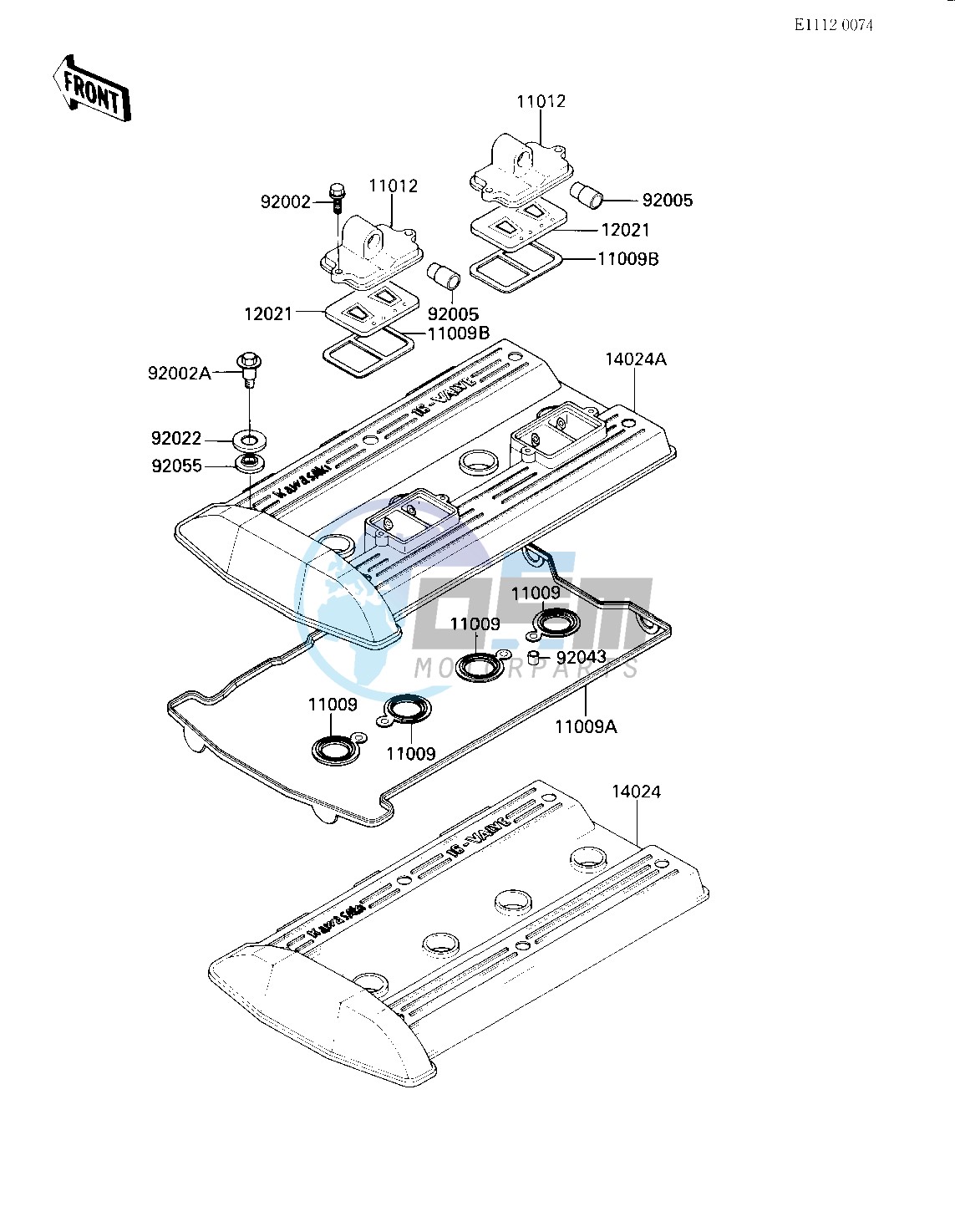 CYLINDER HEAD COVER -- E_NO. 031544-032689- -