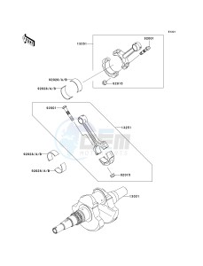 KSV 700 B [KFX 700] (B6F-B9F) B7F drawing CRANKSHAFT