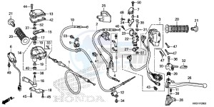 TRX420FA1H TRX420 ED drawing SWITCH/CABLE