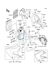 KX65 KX65-A6 EU drawing Radiator