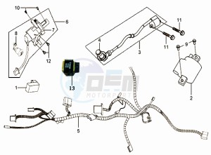 MIO 50 25KMH drawing CDI - WIRING HARNASS / IGNITION LOCK