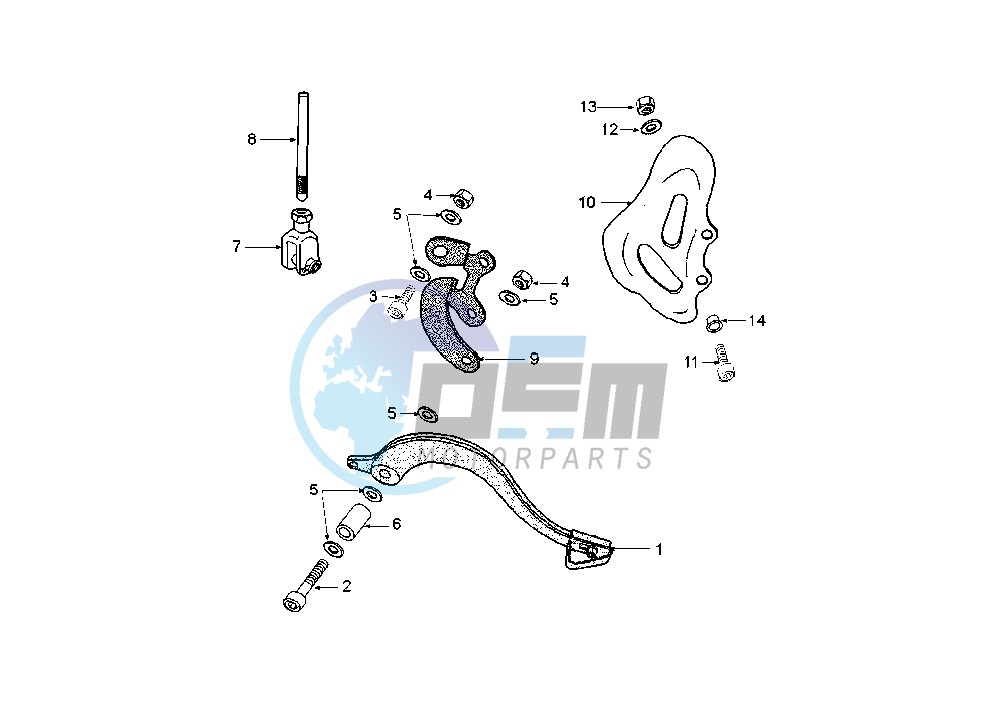 REAR BRAKE PEDAL