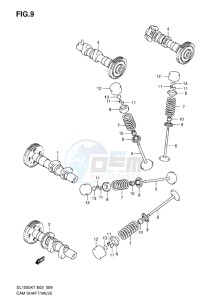 DL 1000 V-STROM EU-UK drawing CAMSHAFT-VALVE