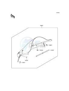 NINJA ZX-10R ZX1000JFF FR XX (EU ME A(FRICA) drawing Accessory(Windshield)