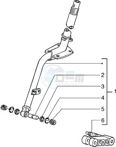 Hexagon 150 EXV1T 150cc drawing Steering column