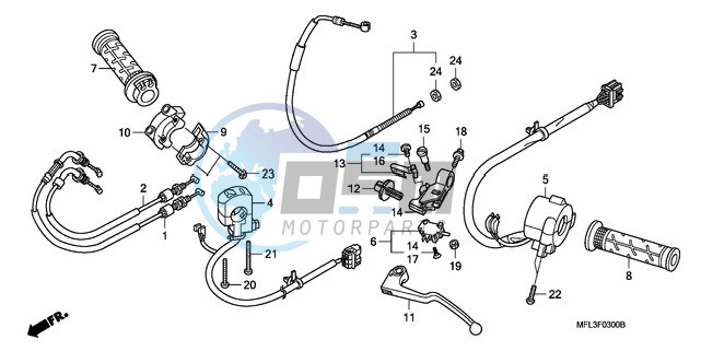 HANDLE LEVER/SWITCH/CABLE