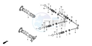 FJS400D SILVER WING drawing CAMSHAFT/VALVE