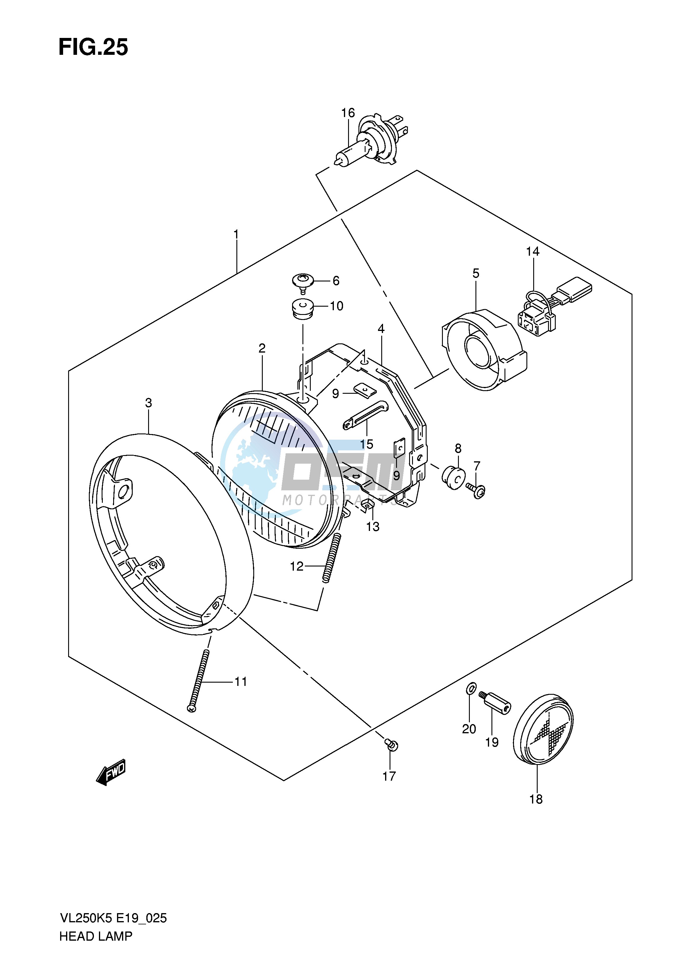 HEADLAMP (E24)