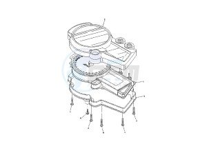 YZF R46 600 drawing METER