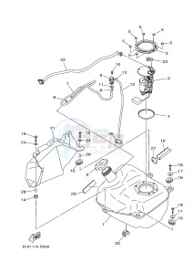 YFM700FWBD YFM70KPXG KODIAK 700 EPS (2SM3) drawing FUEL TANK