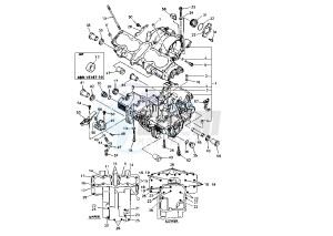 XJ N 600 drawing CRANKCASE