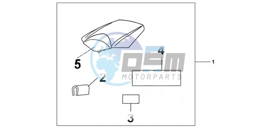 REAR SEAT COWL REPSOL