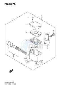 UH200 BURGMAN EU drawing FRONT MASTER CYLINDER