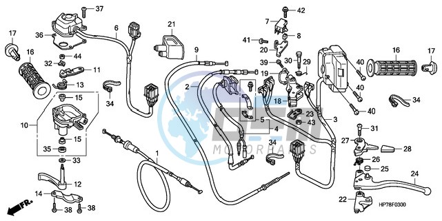 HANDLE LEVER/SWITCH/CABLE