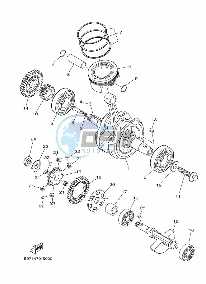 CRANKSHAFT & PISTON