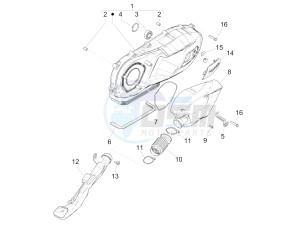 Liberty 150 iGet 4T 3V ie ABS (APAC) drawing Crankcase cover - Crankcase cooling