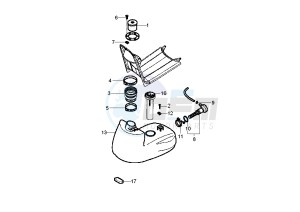 NRG POWER DT 50 drawing Fuel Tank