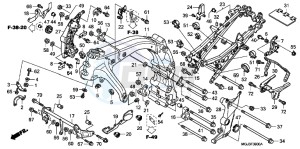 CBF1000FB drawing FRAME BODY