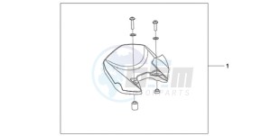 CB1000R9 Europe Direct - (ED) drawing HUGGER