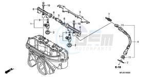 CBR600RA9 Korea - (KO / ABS) drawing FUEL INJECTOR