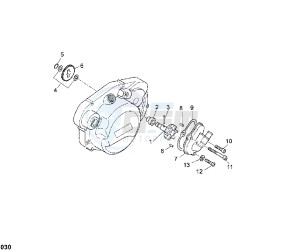 TZR 50 drawing WATER PUMP