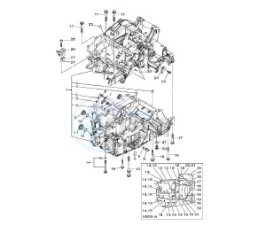 XTZ SUPER TENERE 1200 drawing CRANKCASE