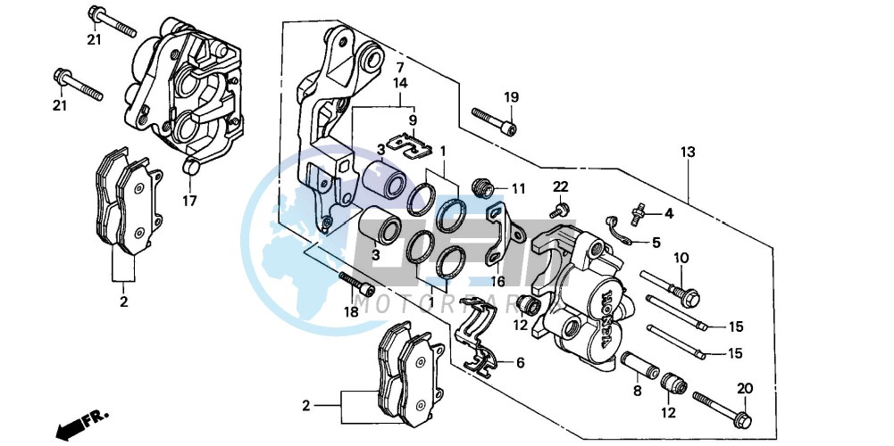 FRONT BRAKE CALIPER