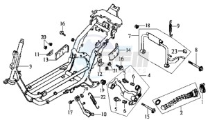 JOYRIDE 125 drawing FRAME