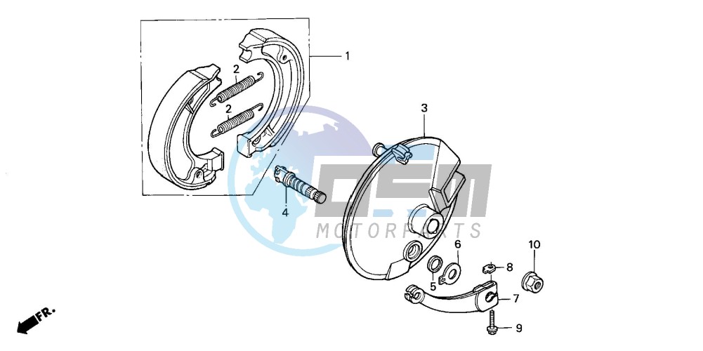 FRONT BRAKE PANEL