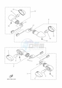 XTZ690D-B TENERE 700 (BEH2) drawing FLASHER LIGHT