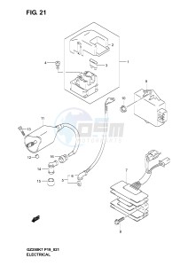 GZ250 (P19) drawing ELECTRICAL