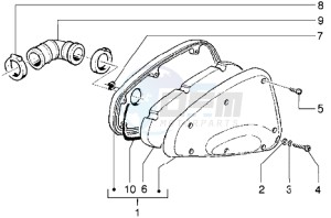 Liberty 50 2t drawing Air Cleaner