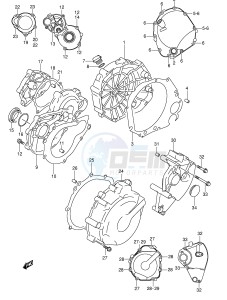 GSX-R1000 (E2) drawing CRANKCASE COVER