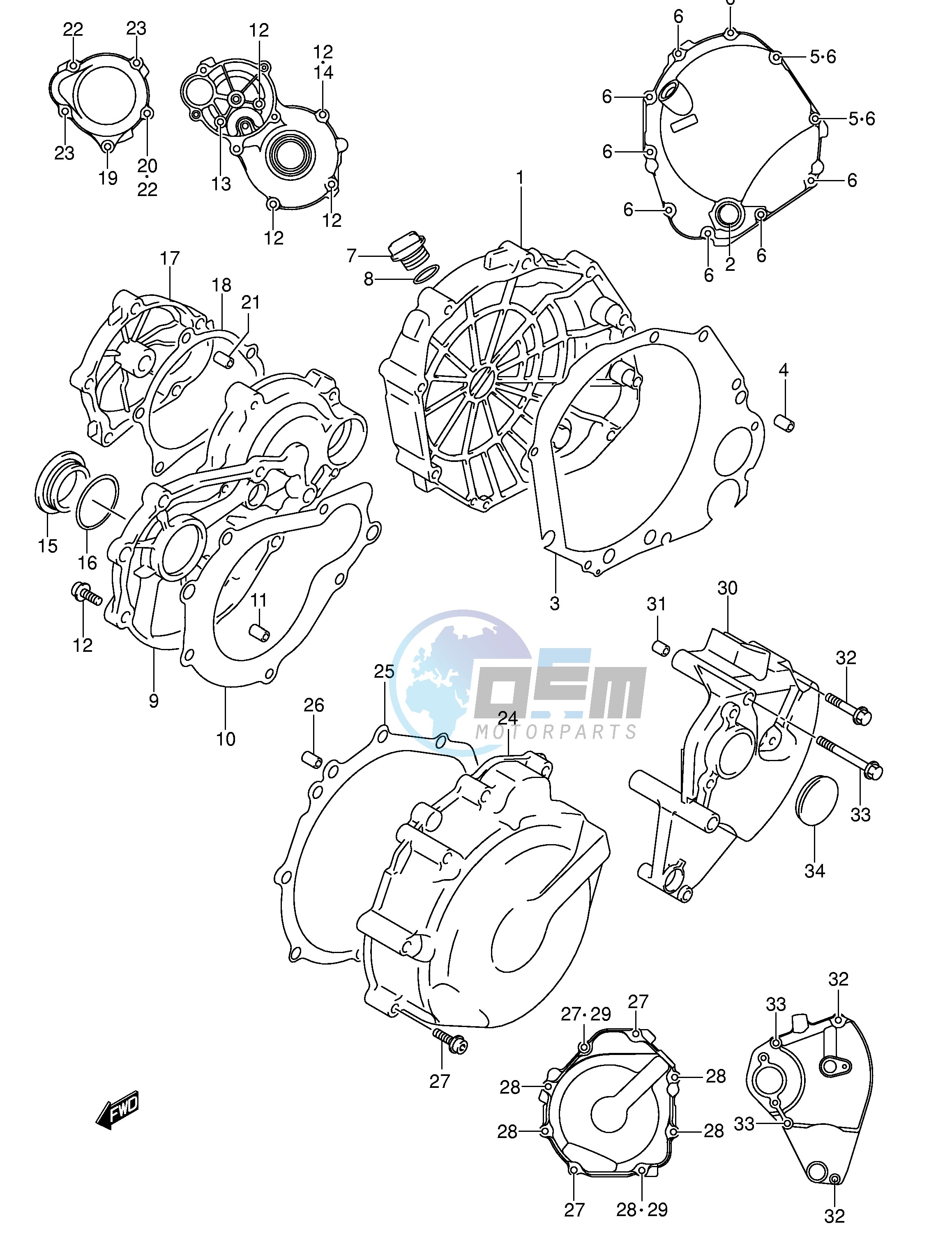 CRANKCASE COVER