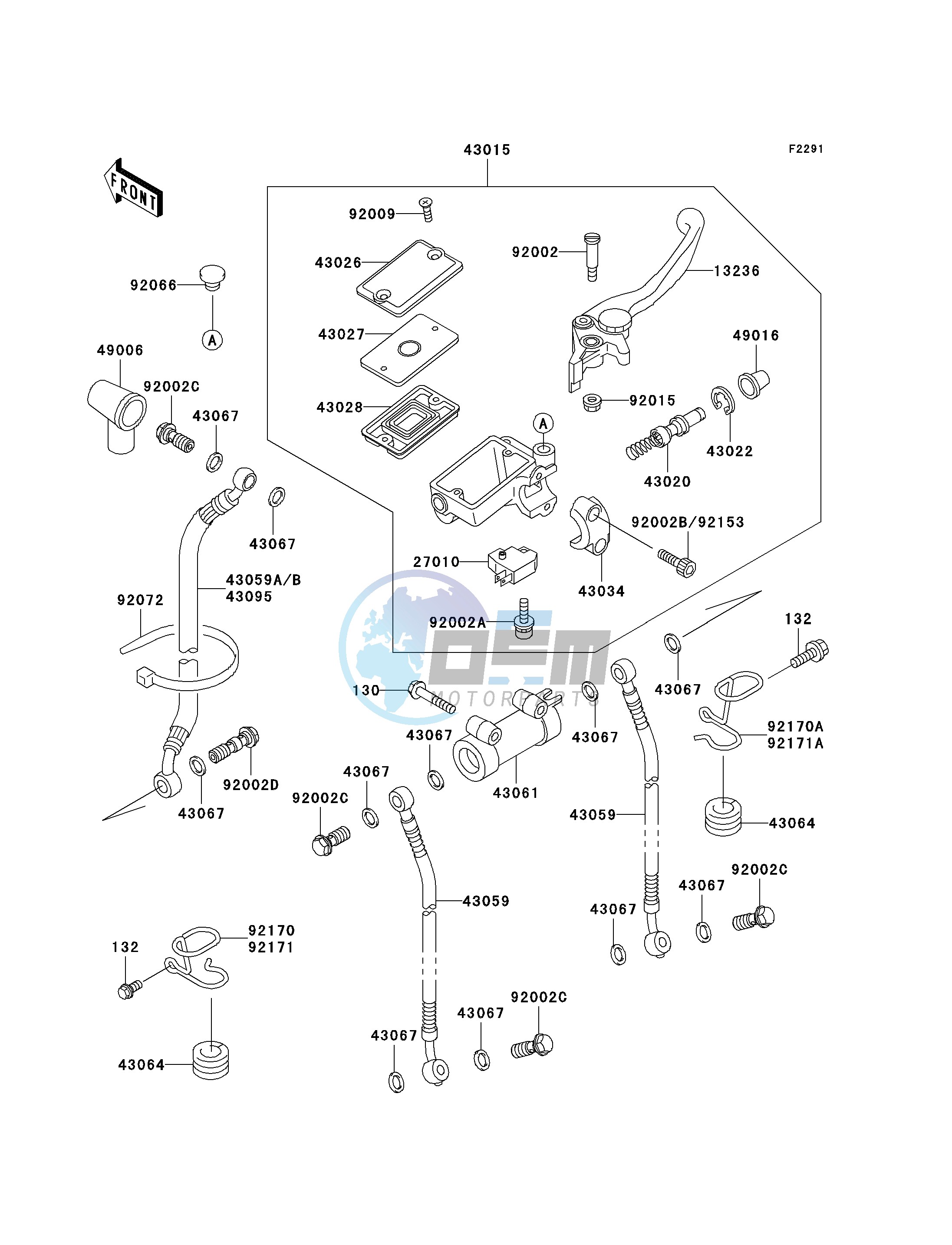 FRONT MASTER CYLINDER