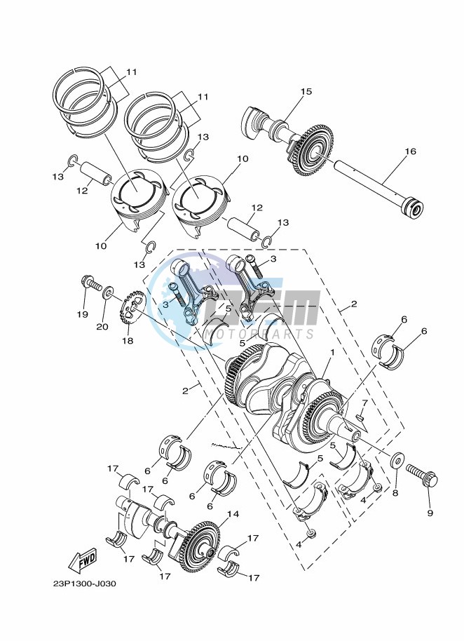 CRANKSHAFT & PISTON