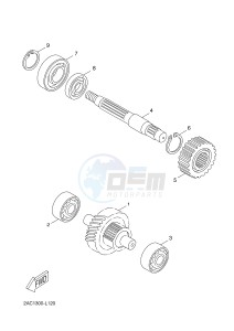 YN50FM NEO'S 4 (2CG4 2CG4) drawing TRANSMISSION