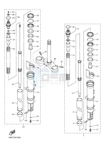 FJR1300A FJR1300-A FJR1300A ABS (B88D) drawing FRONT FORK