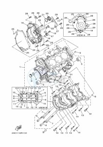 YXZ1000ET YXZ10YEXK (B5HA) drawing CRANKCASE