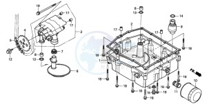 RVF750R drawing OIL PUMP