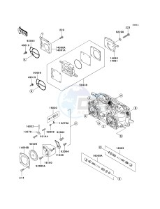 JS 800 A [800 SX-R] (A1-A3) [800 SX-R] drawing CARBURETOR PARTS