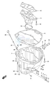 DF 300AP drawing Oil Pan