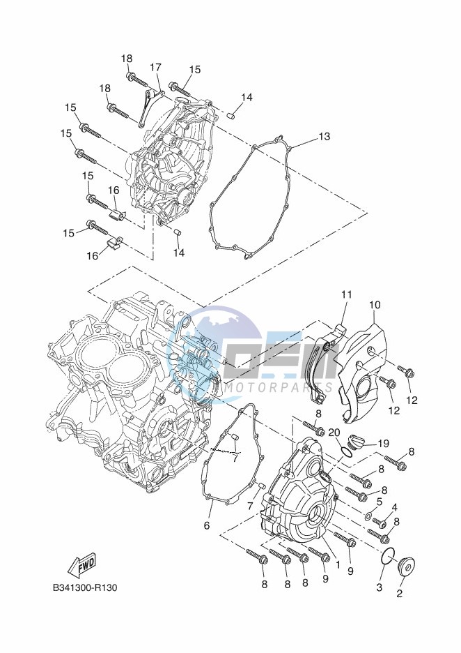 CRANKCASE COVER 1