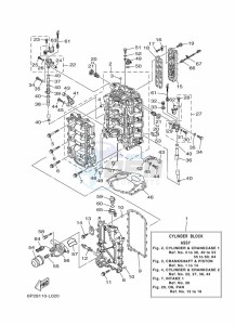 F250AETX drawing CYLINDER--CRANKCASE-1