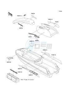 JS 750 B [750 SXI] (B1-B3 B3 CAN ONLY) [750 SXI] drawing DECALS-- JS750-B2- -