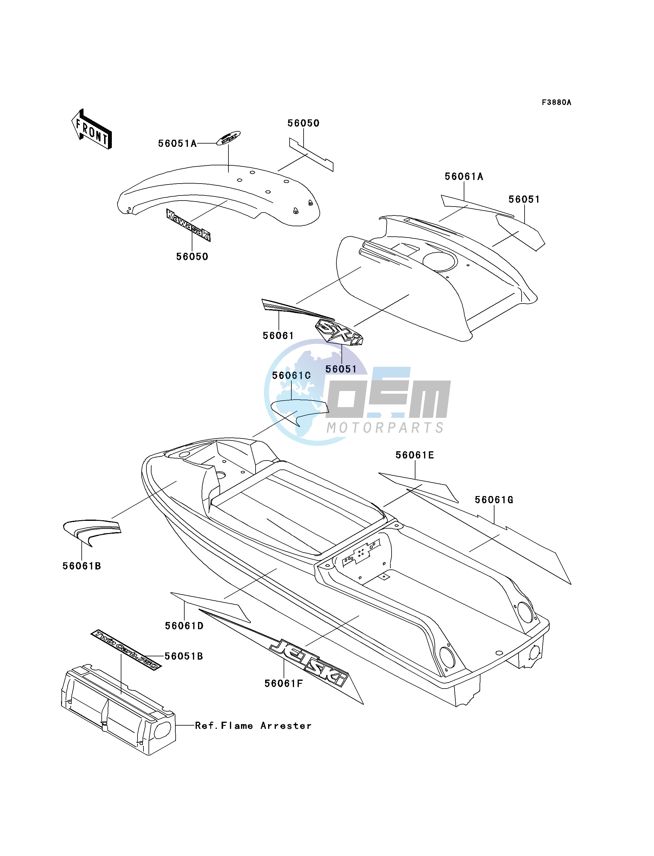 DECALS-- JS750-B2- -