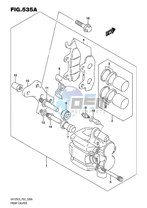 FRONT CALIPER