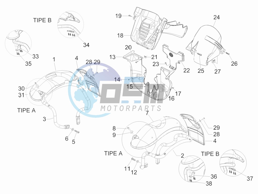 Wheel housing - Mudguard