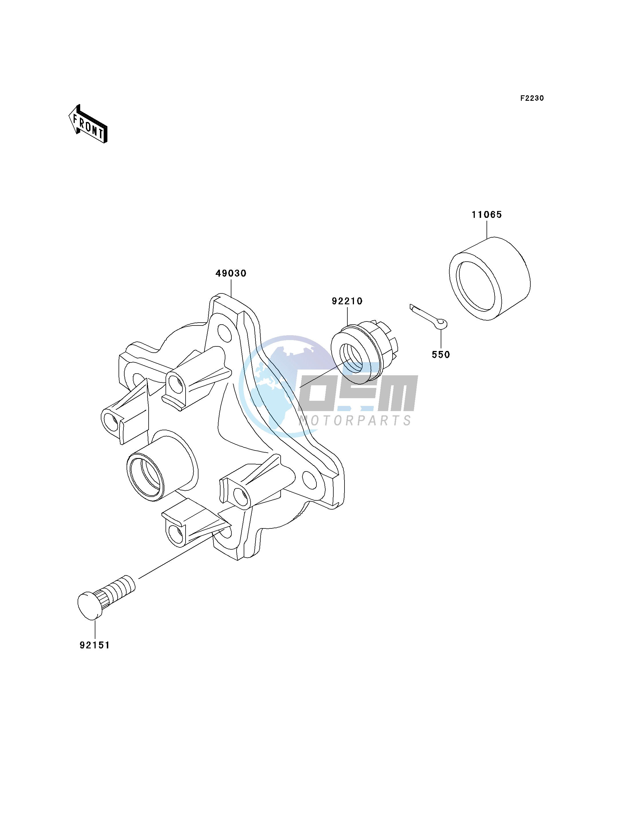 FRONT HUB